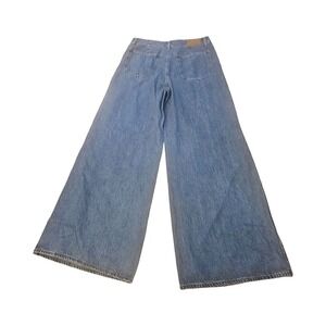 Madewell Wide Sweep Trouser Jeans Medium Wash Blue High Rise Wide Leg 29
